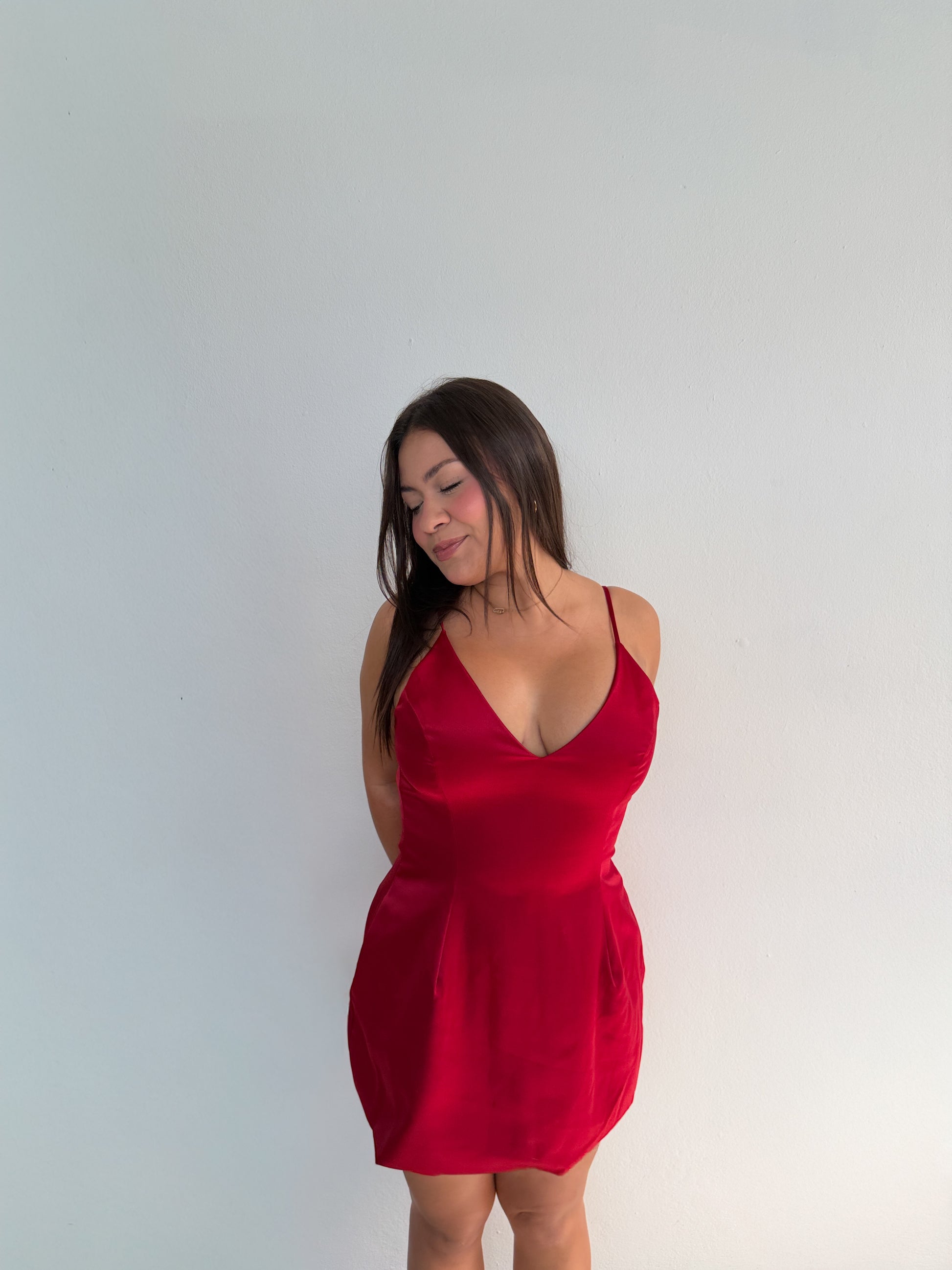 Bombshell Mini Red Dress