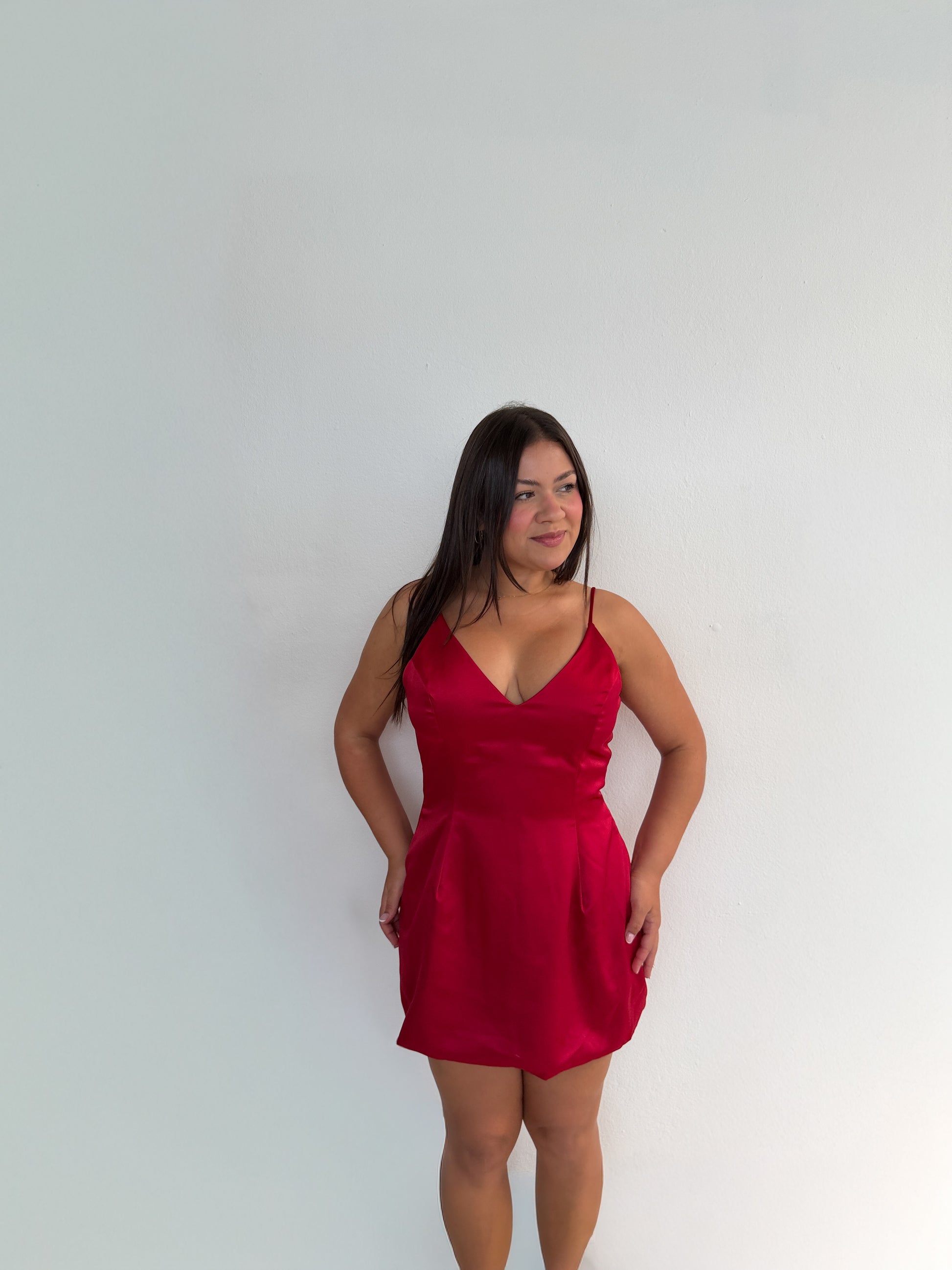 Bombshell Mini Red Dress