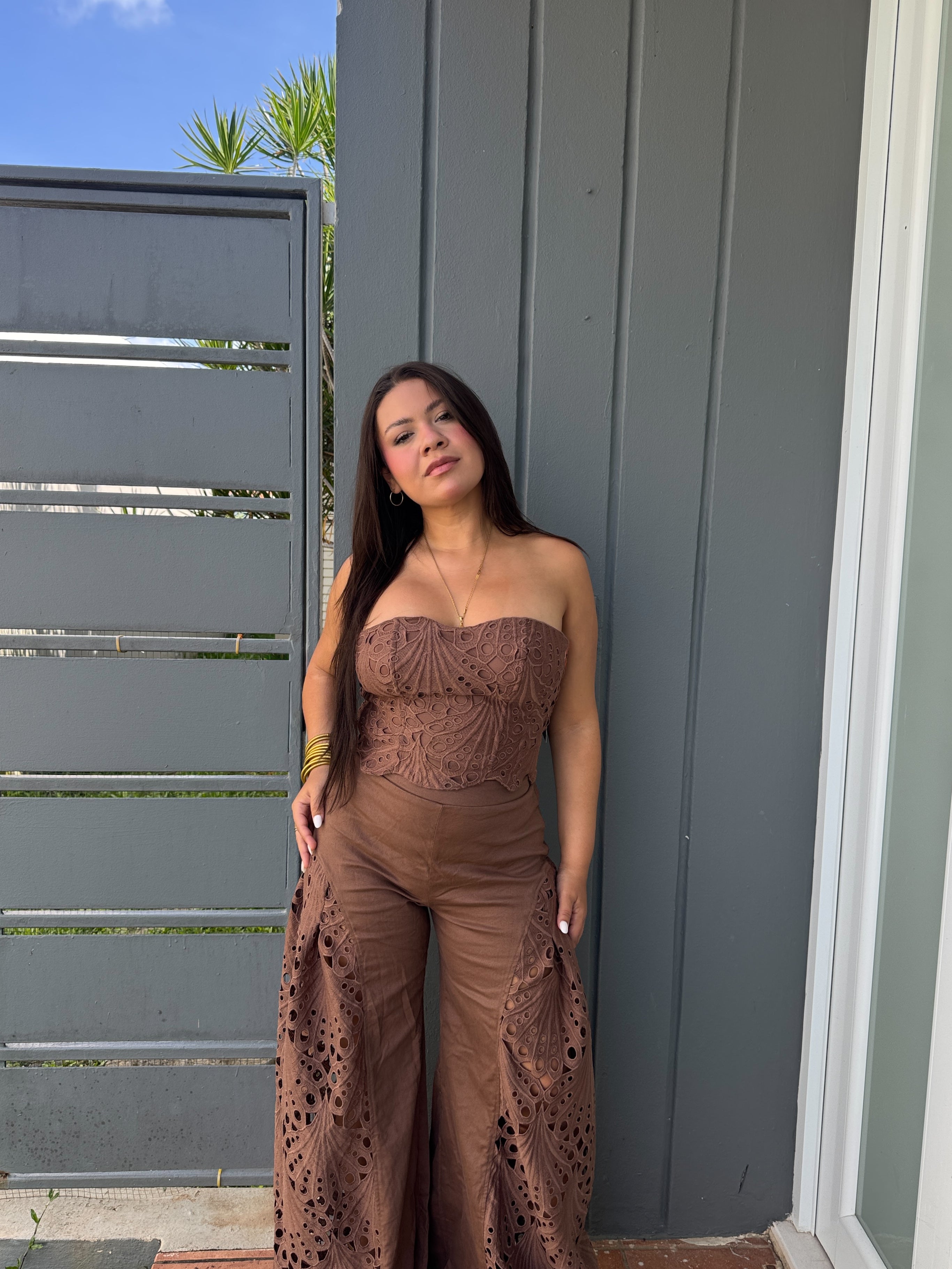 Georgina Lace Pant Set - PRE ORDEN