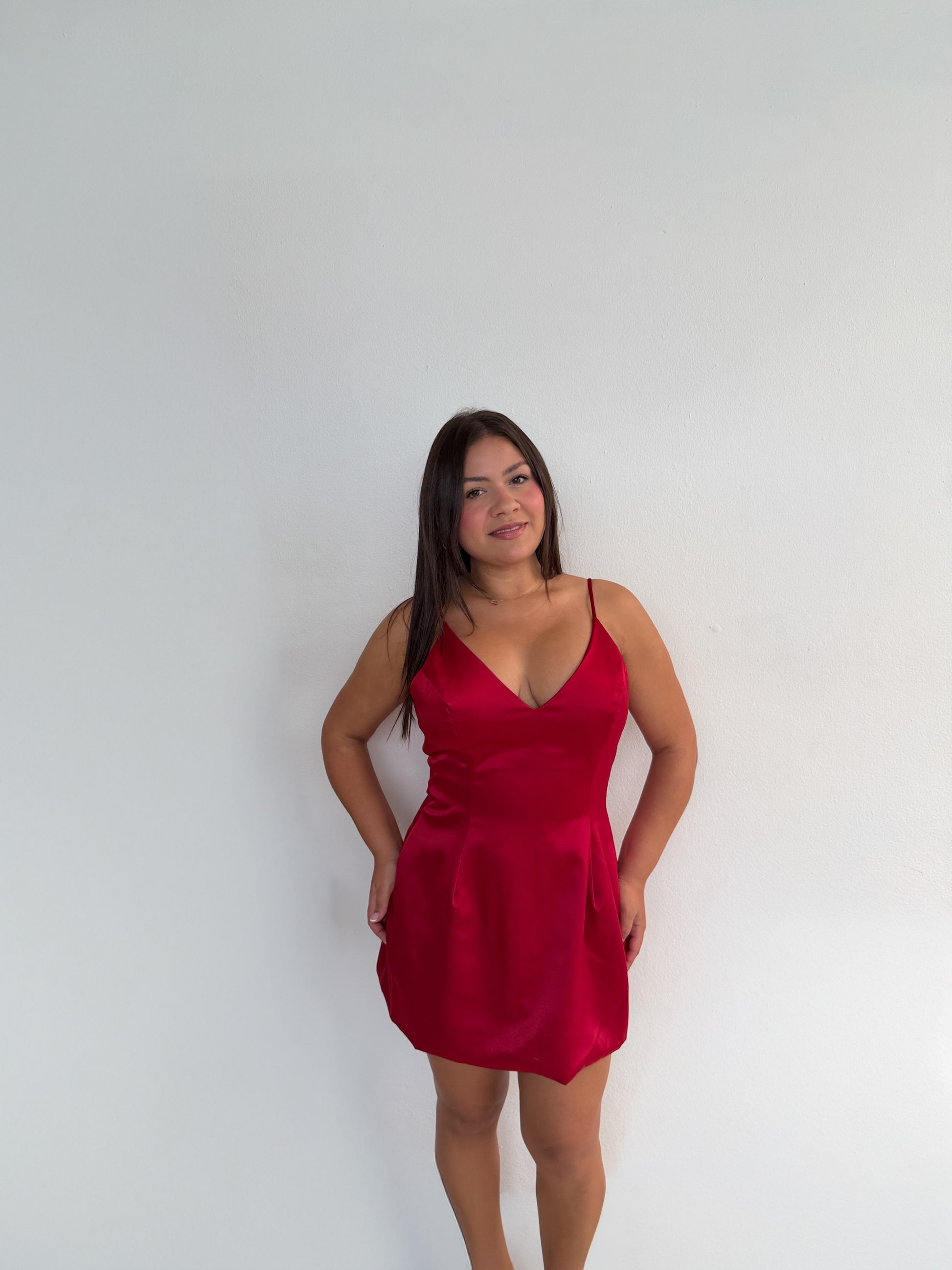 Bombshell Mini Red Dress