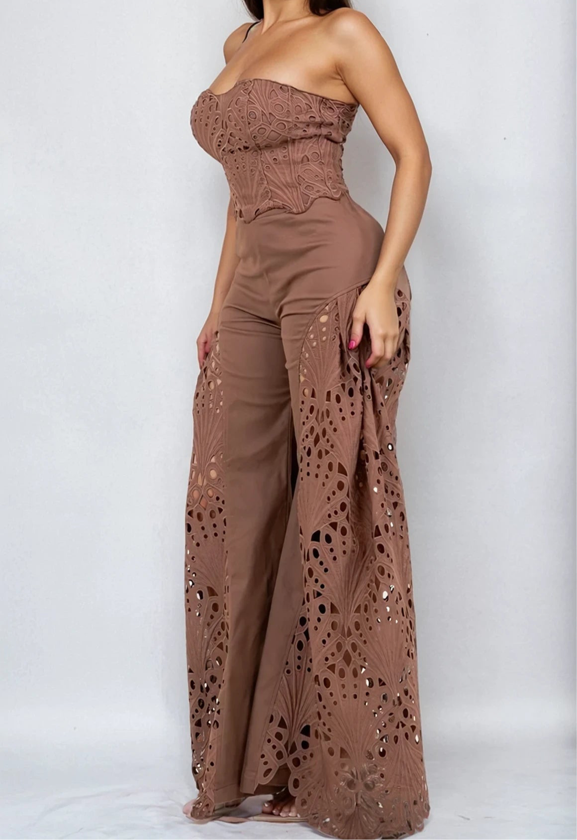 Georgina Lace Pant Set - PRE ORDEN