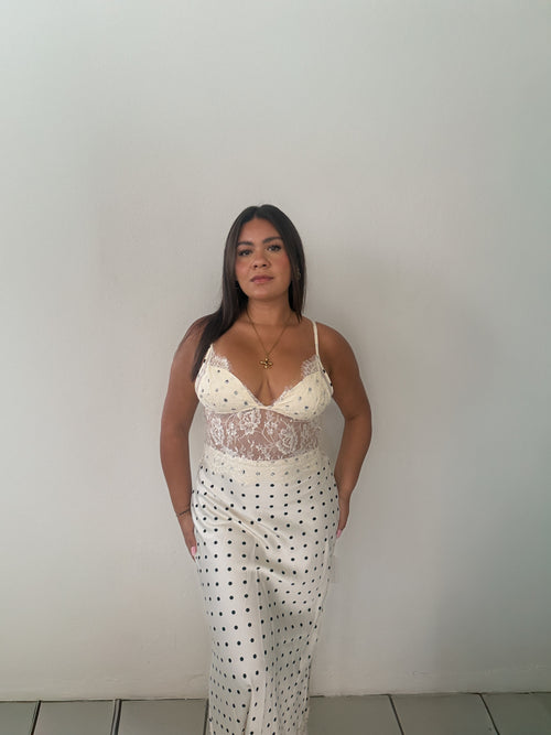 Adra Polka Dot Dress