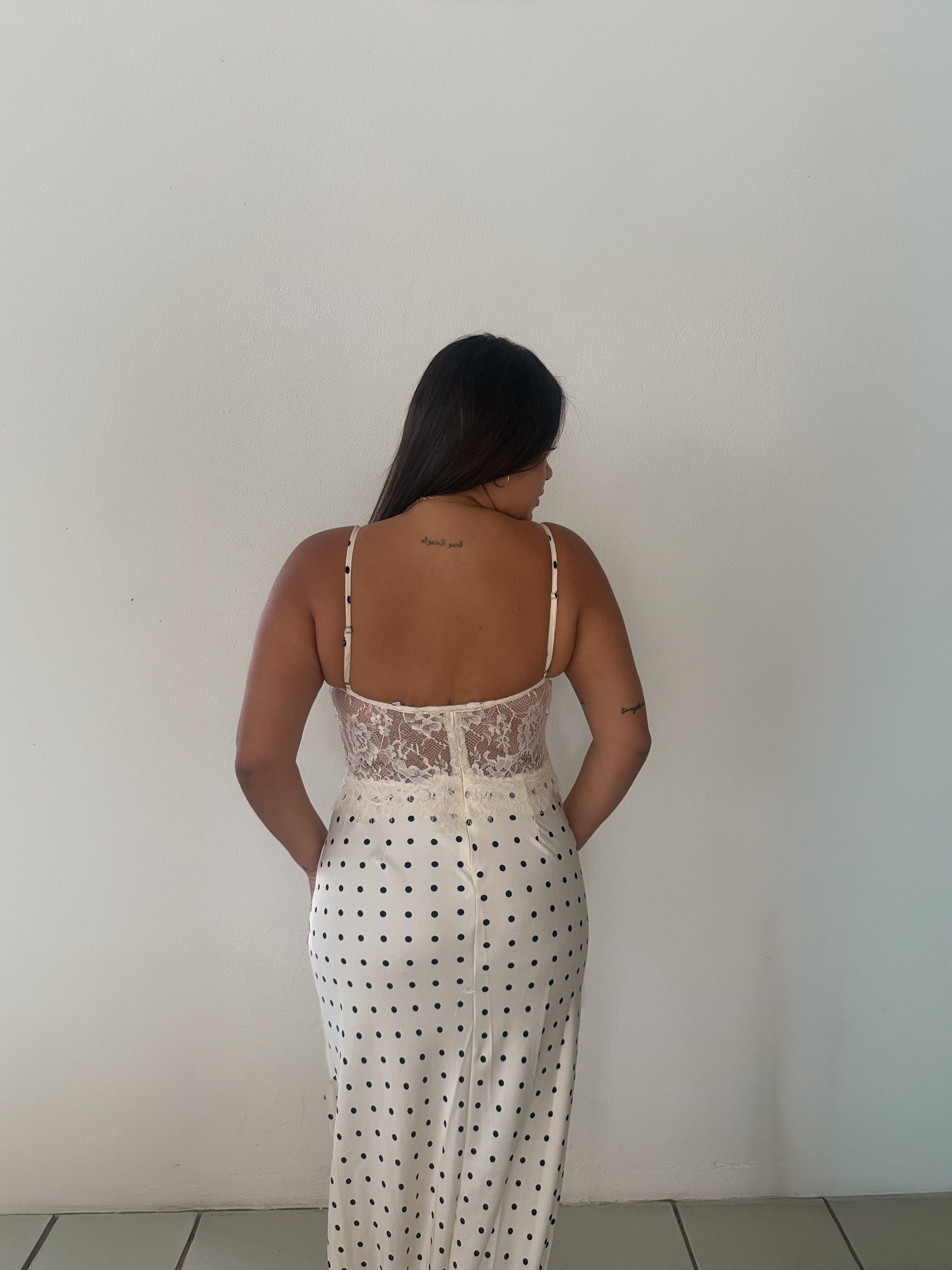 Adra Polka Dot Dress