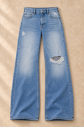 High Rise Wide Leg Jean