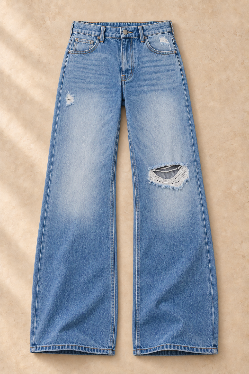 High Rise Wide Leg Jean