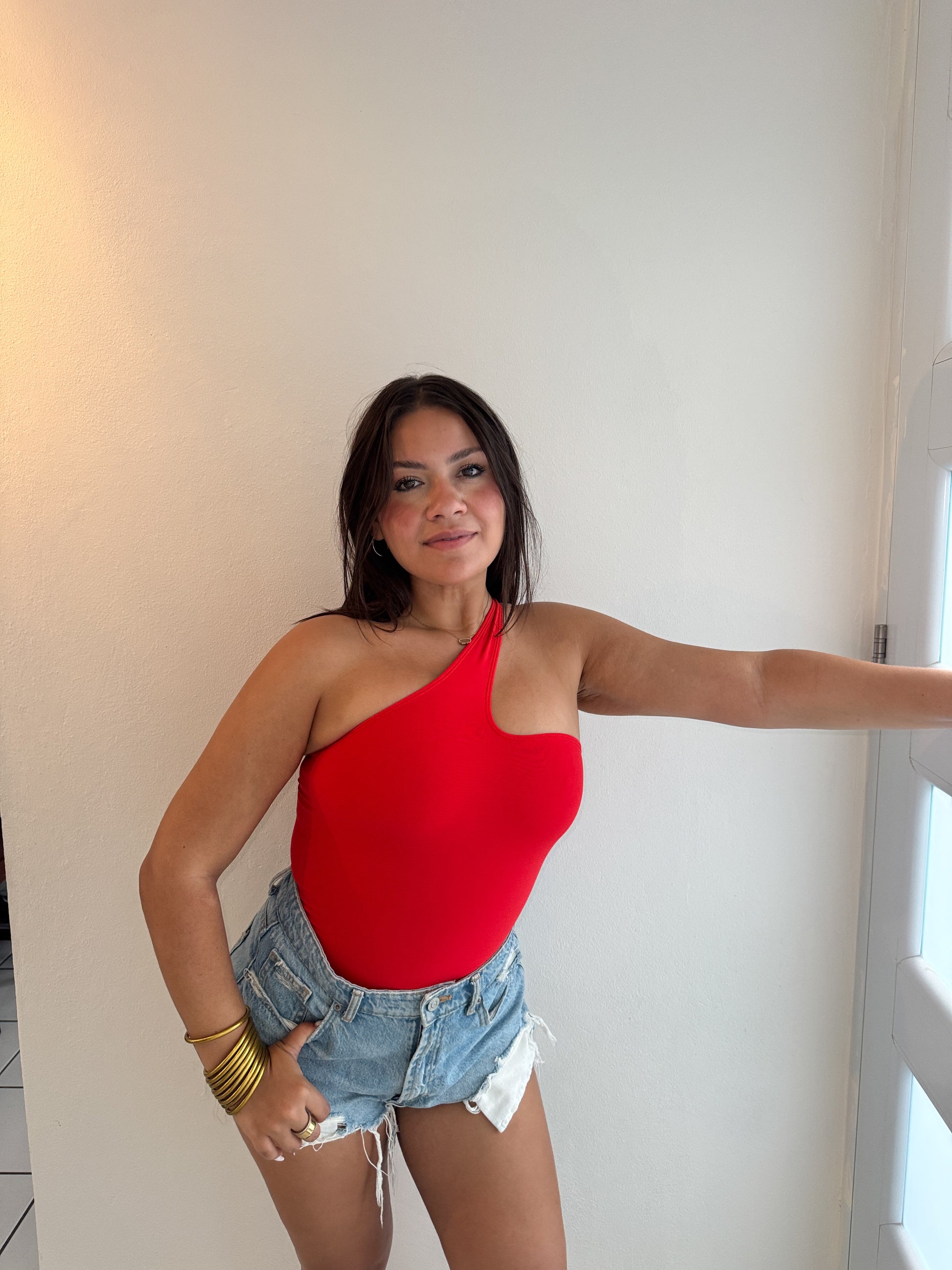 Sahara Bodysuit (red)