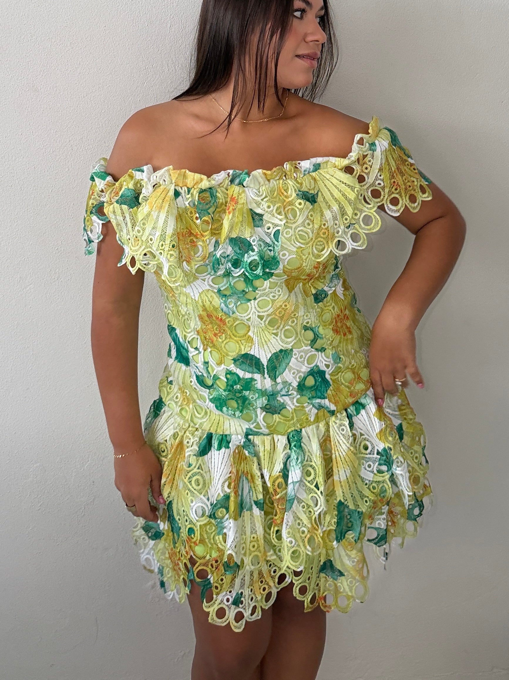 Off Shoulder Mini Dress