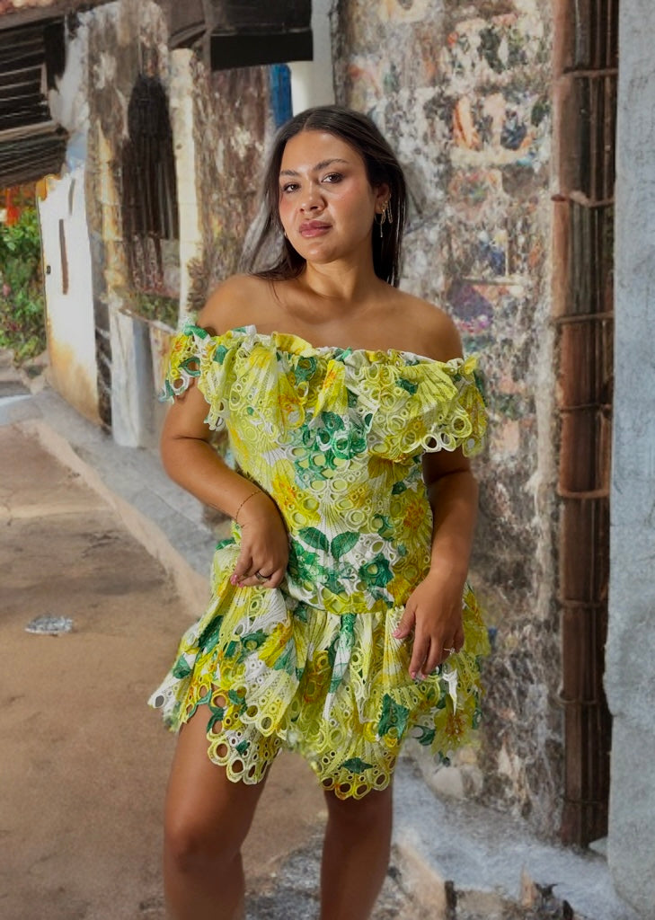 Off Shoulder Mini Dress