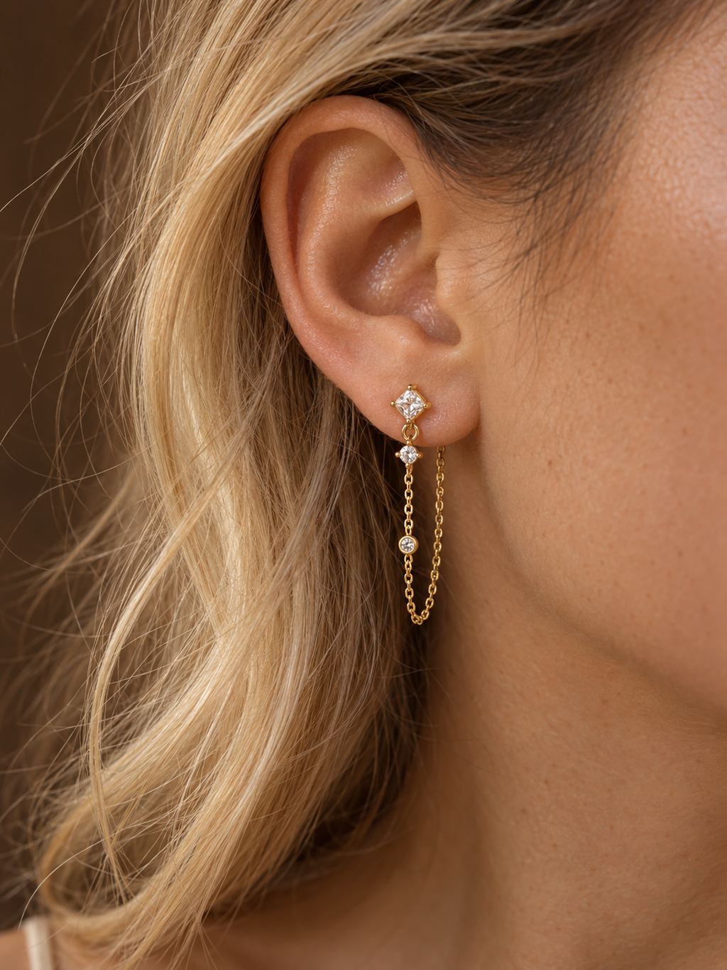 Mia Chain Drop Earrings