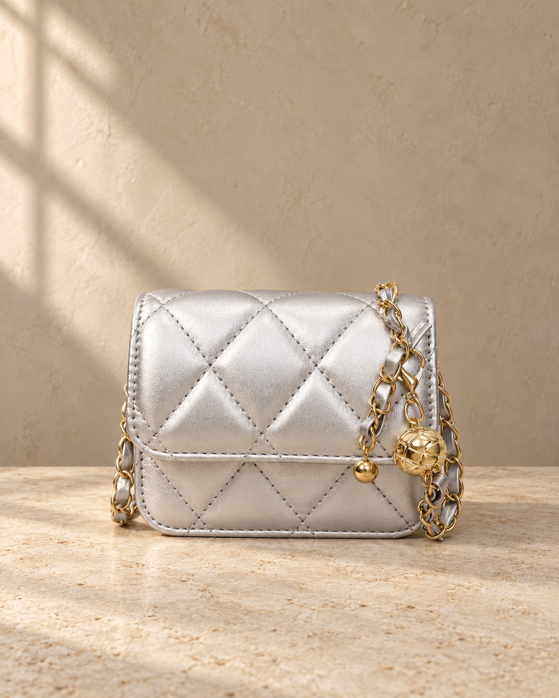 Silver Chain Bag