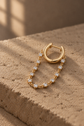 Diamond Hoop Earring