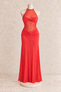 Ibiza Sheer Mesh Maxi Dress