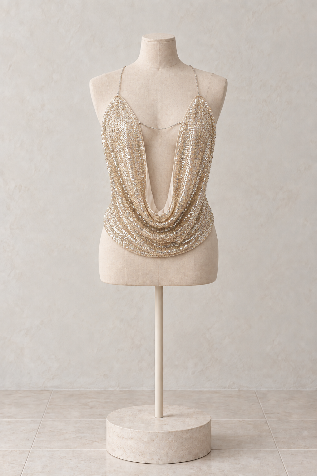 Golden Champagne Top