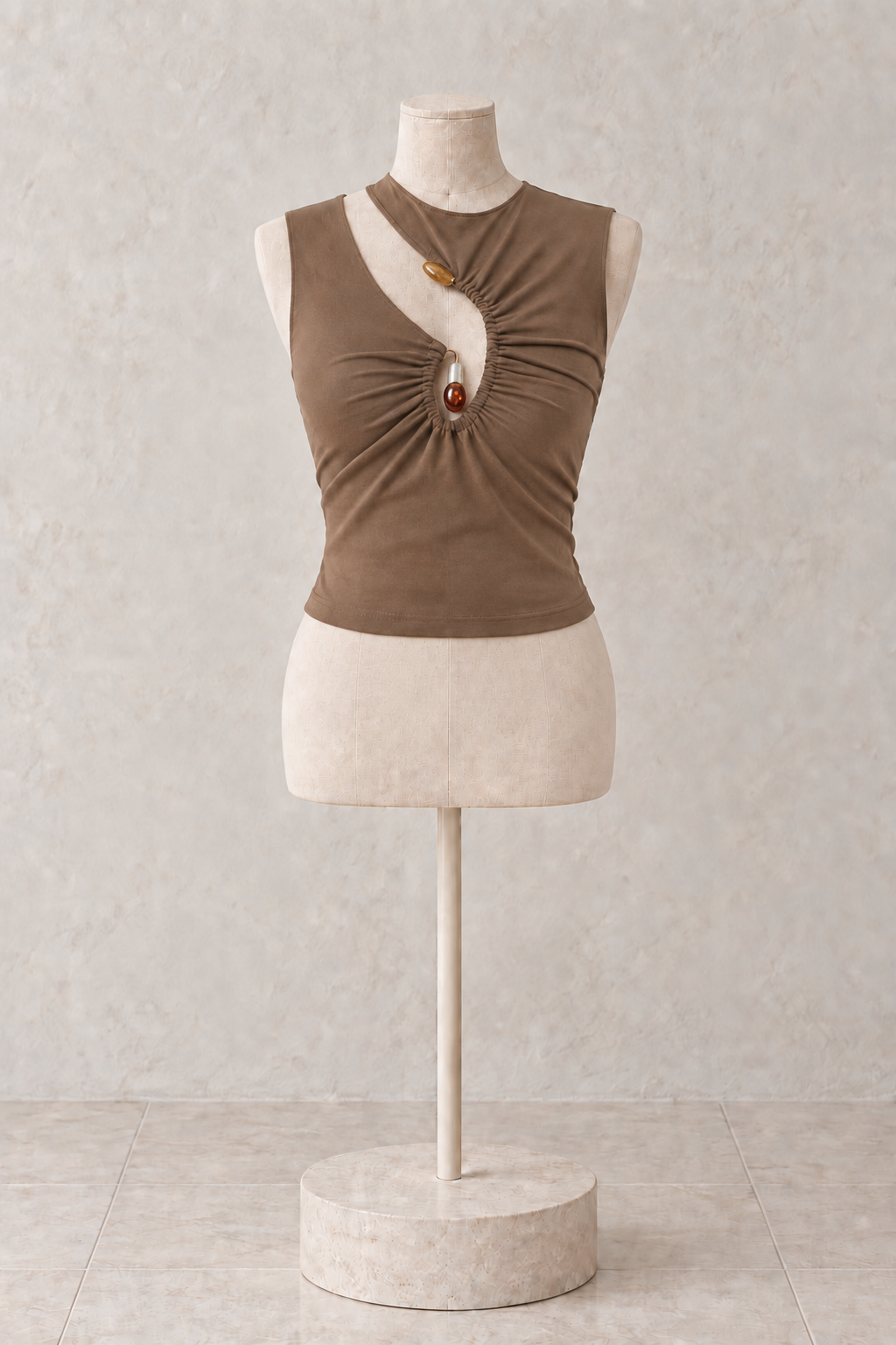 Toffee Cutout Front Top
