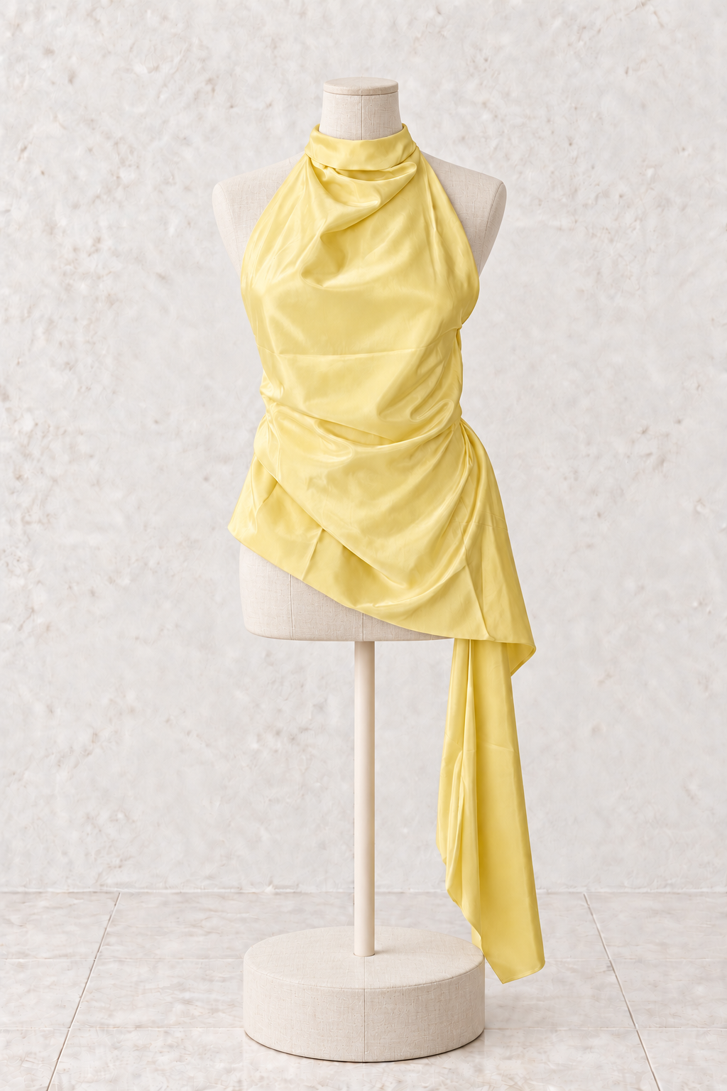 Golden Hour Halter Yellow Blouse