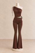 Cocoa Mock Neck Top & Pant Set