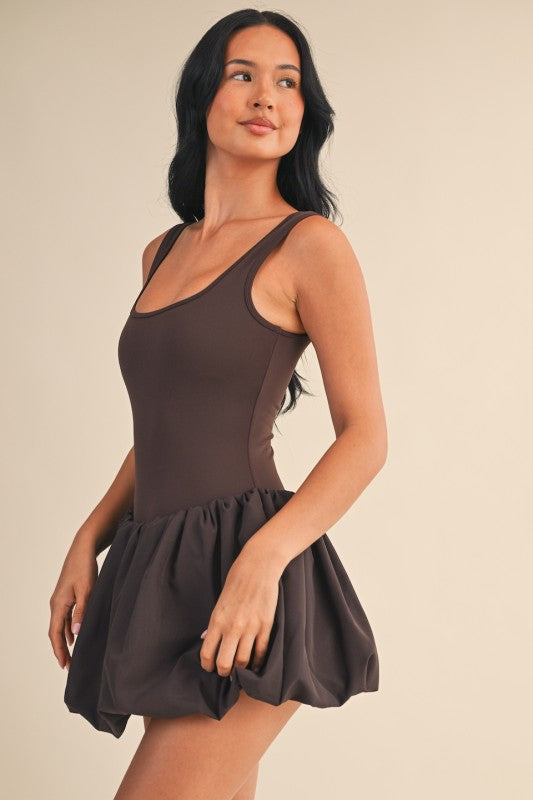 Bubble Brown Dress