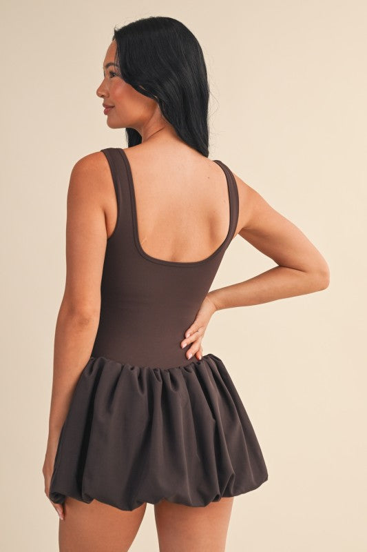 Bubble Brown Dress