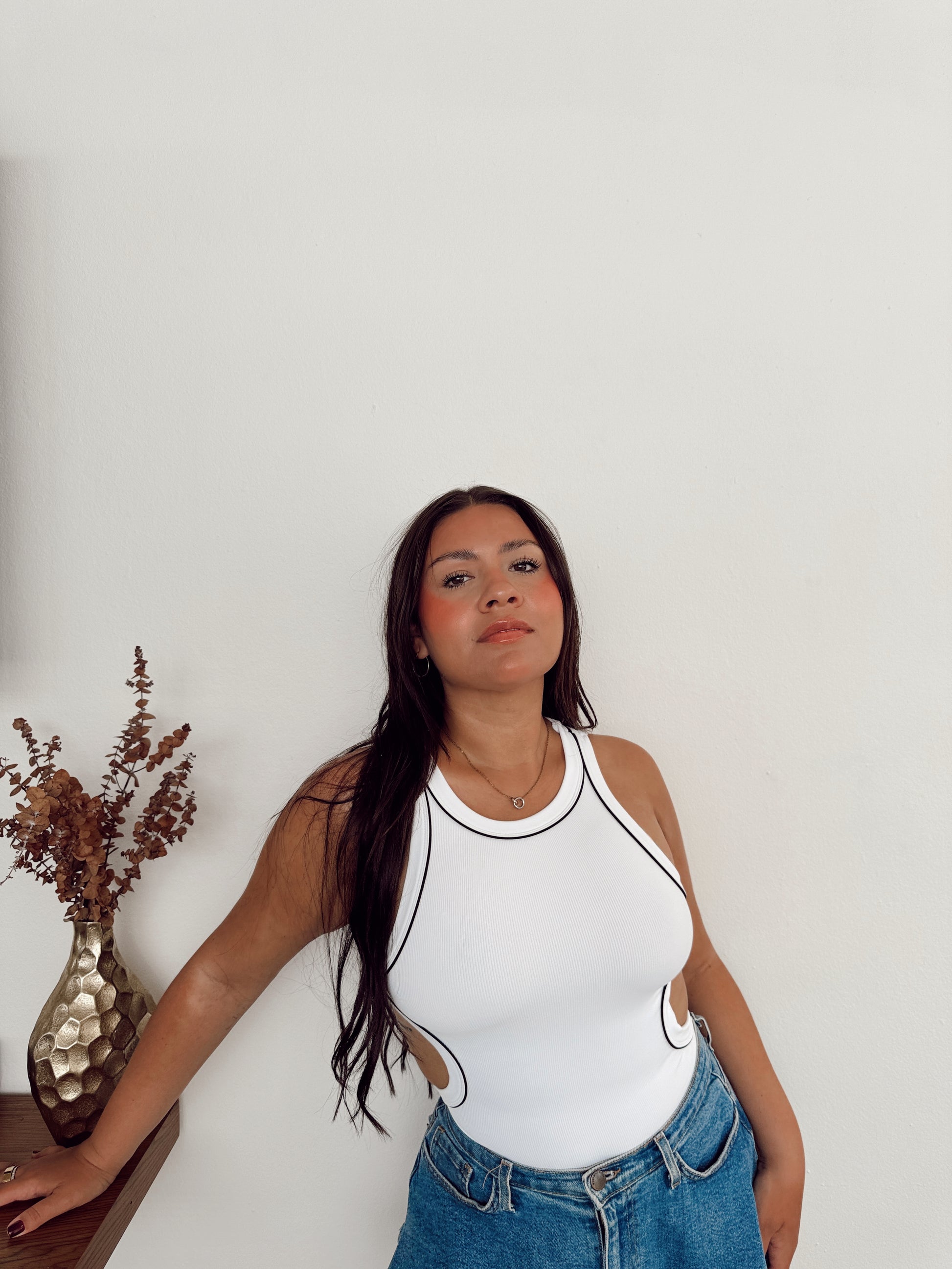 White Basic BodySuit