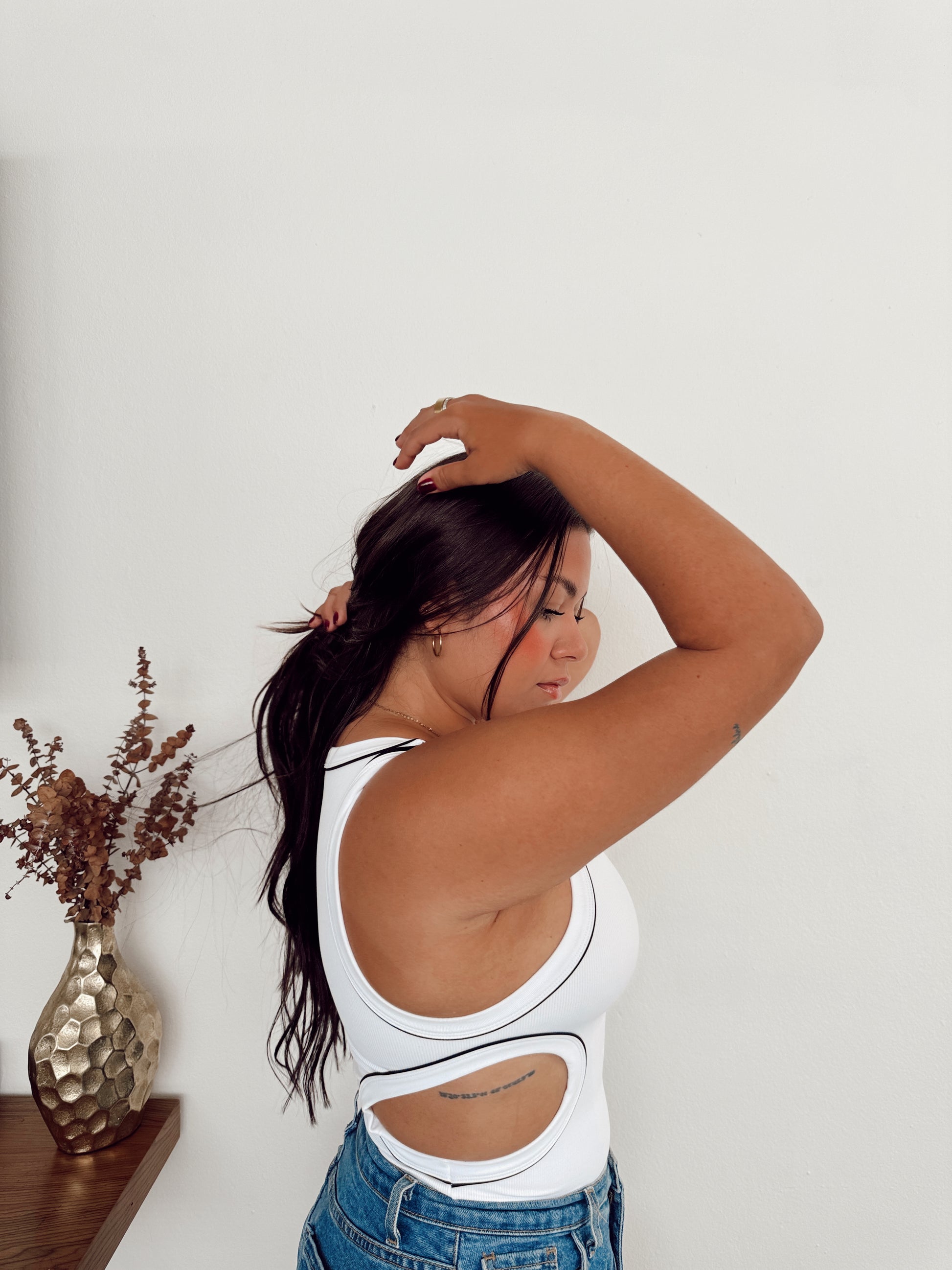 White Basic BodySuit