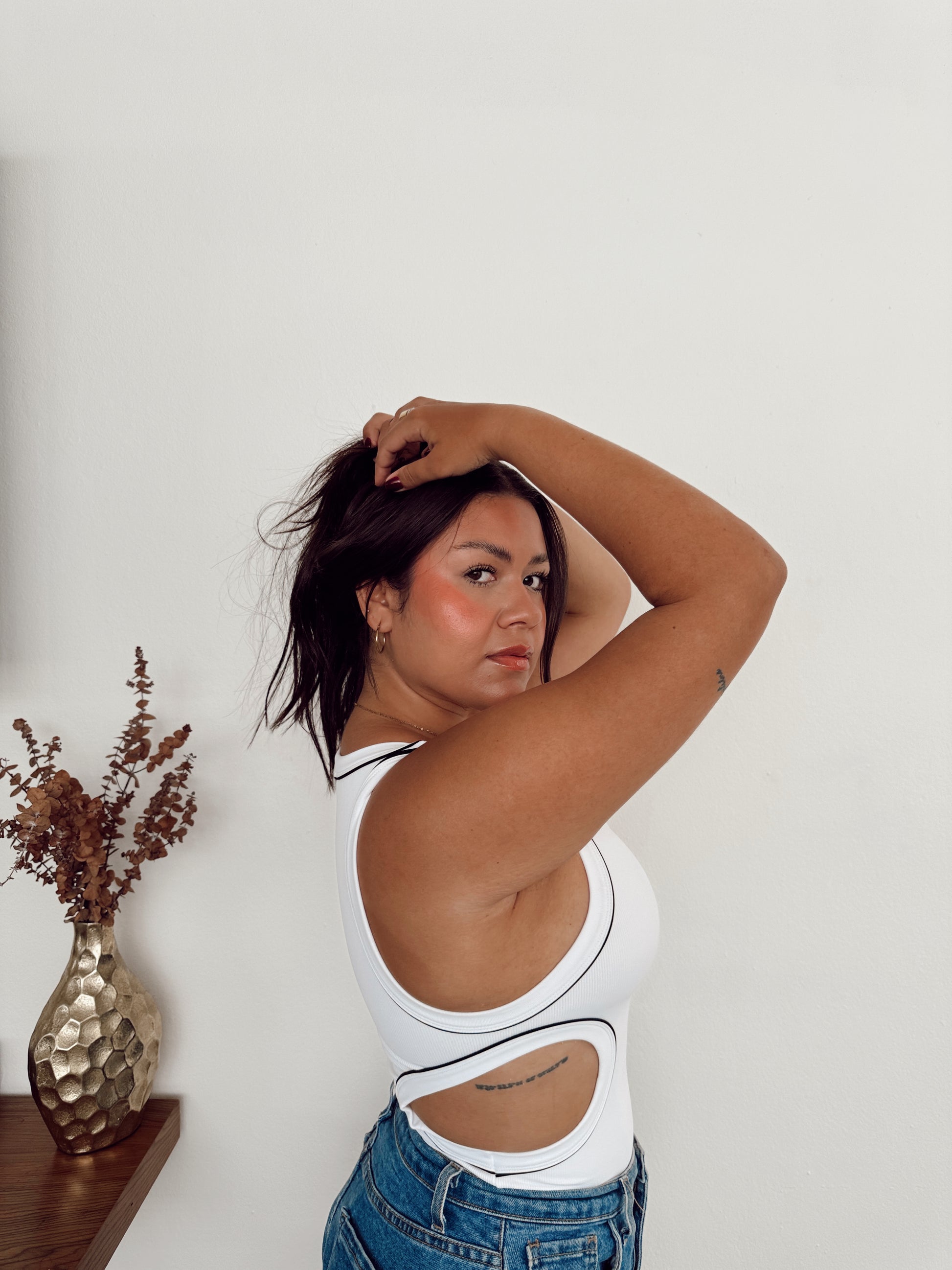 White Basic BodySuit