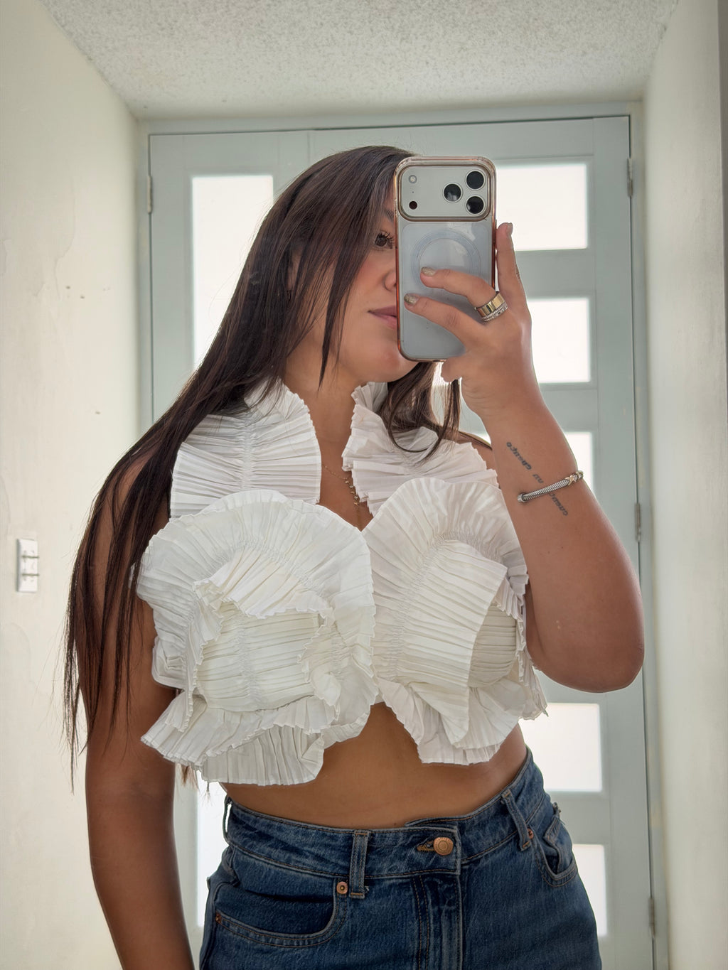 Ruffle Halter Top