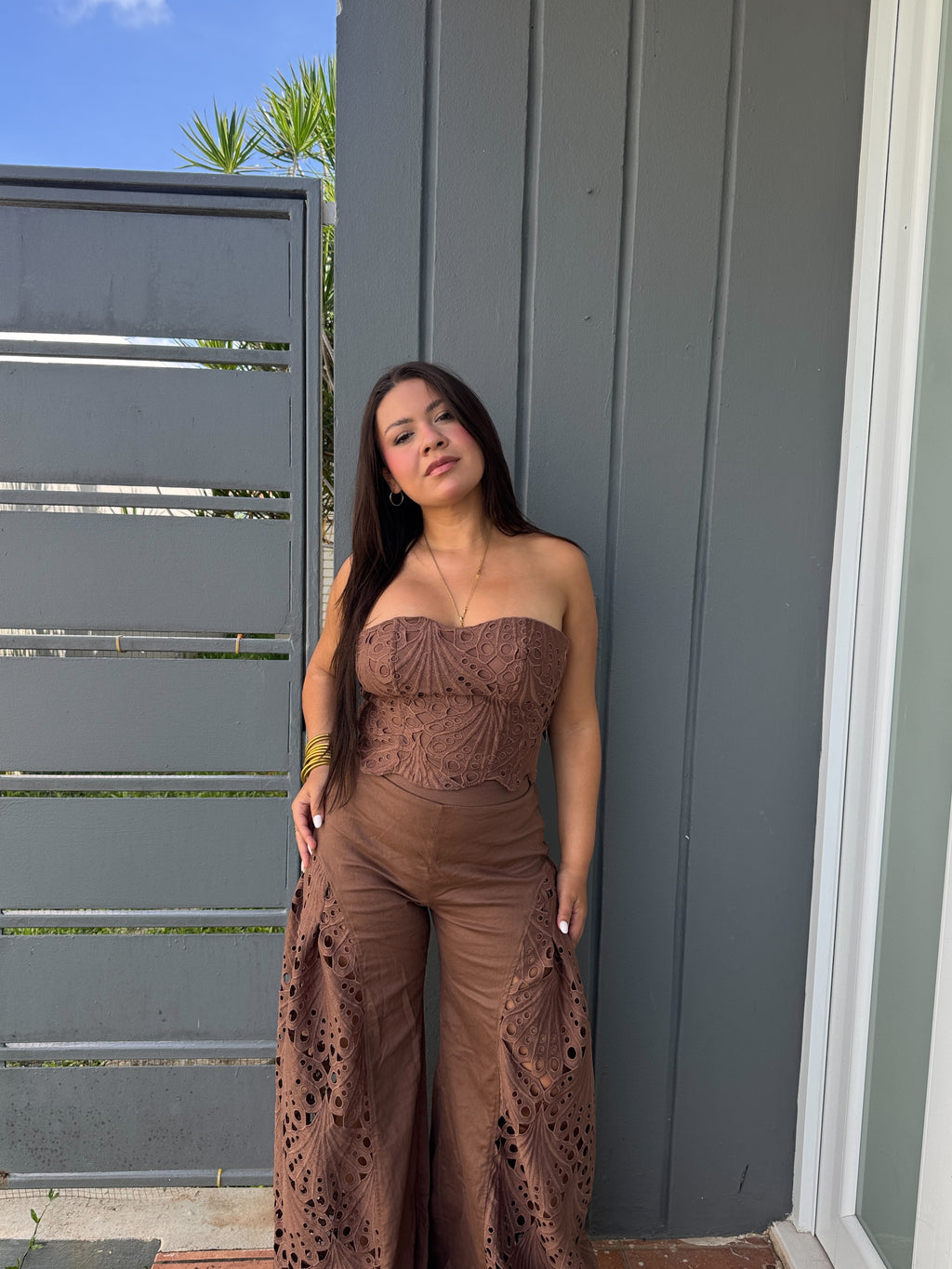 Georgina Lace Pant Set - PRE ORDEN