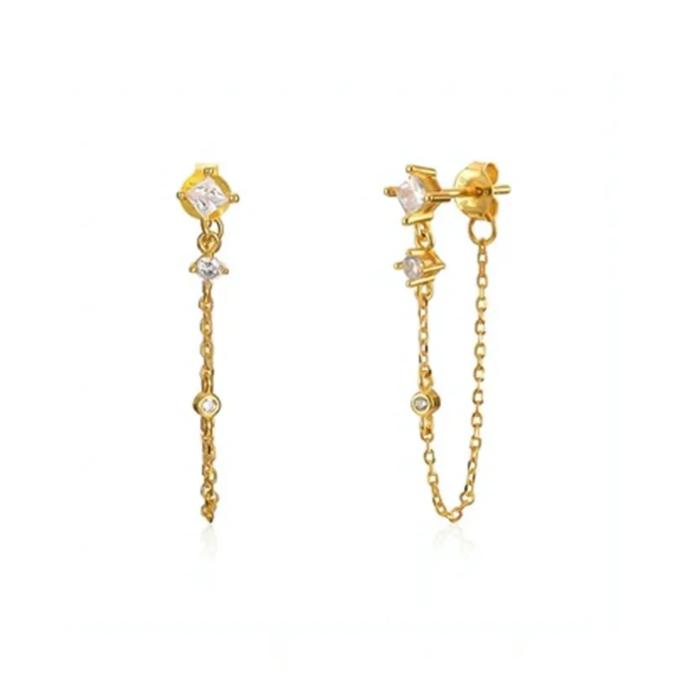 Mia Chain Drop Earrings